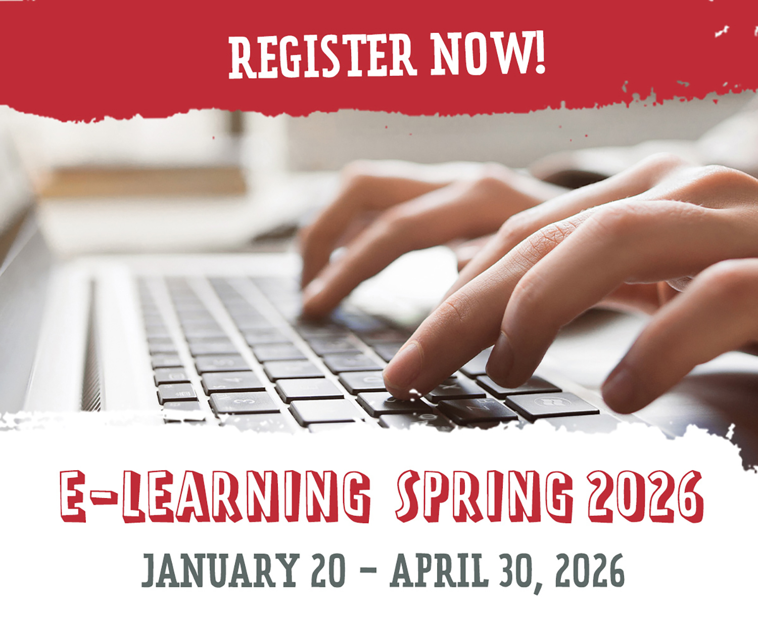 Register today for Spring 2026 eLearning courses!