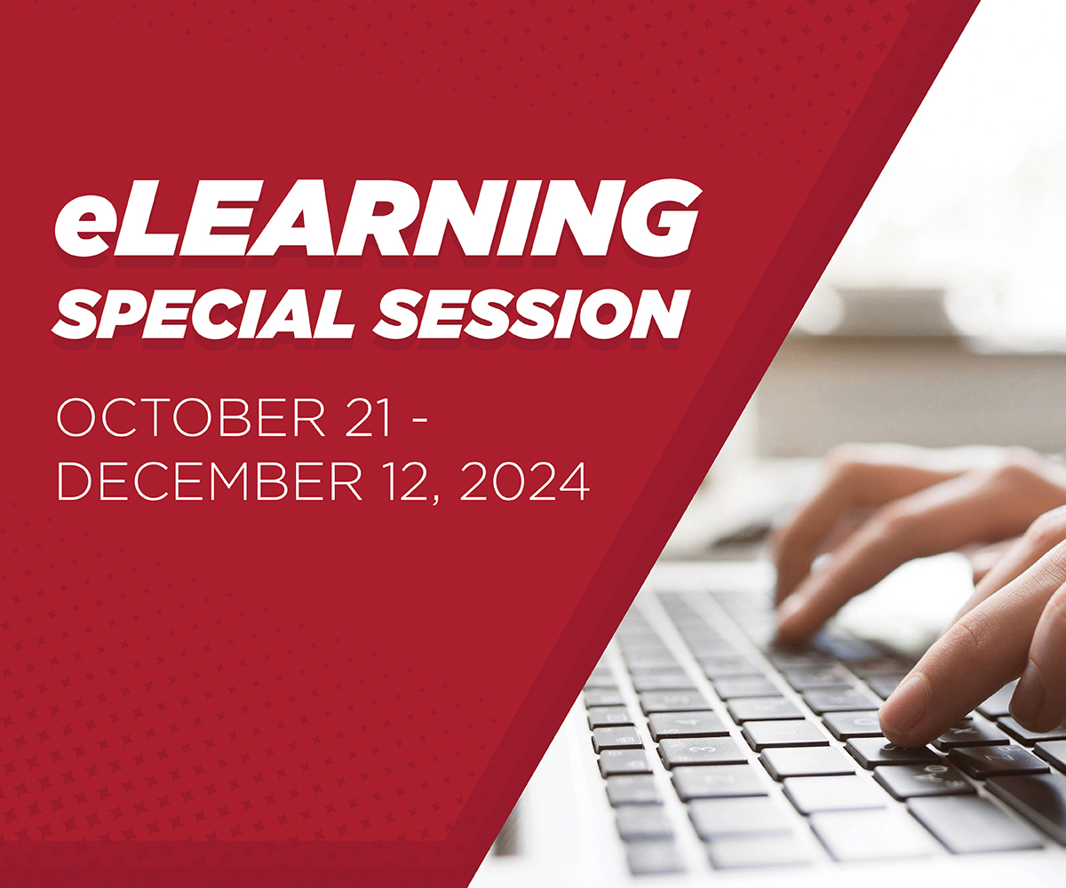 Register for Fall 2024 eLearning Special Sessioncourses